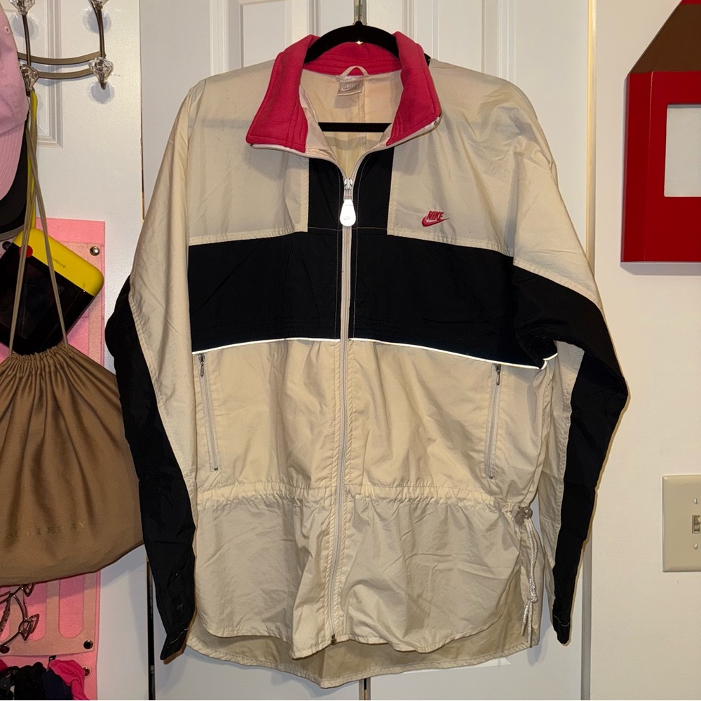 Nike Red and Cream Jacket